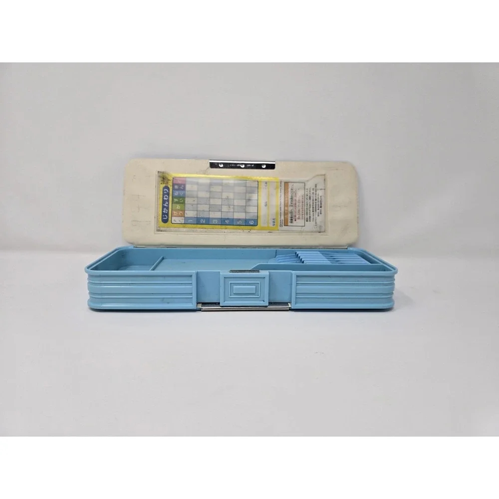 Pokémon Diamond & Pearl Pocket Monsters Pencil Case Box Blue Pikachu Japan